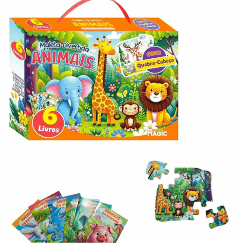 Maleta Divertida Tema Animais