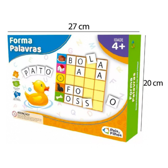 Jogo Forma Palavras Patinho - Imagem 2