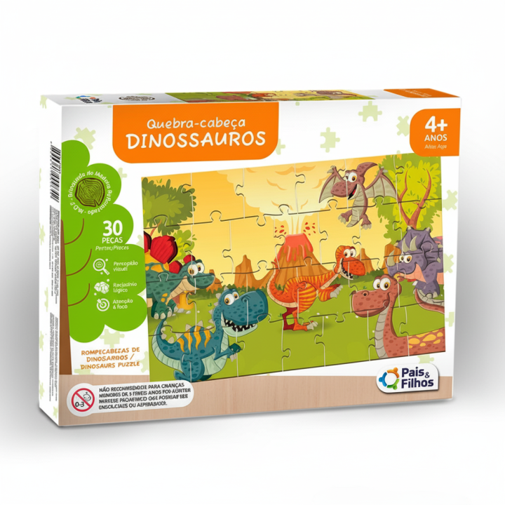 Quebra-Cabeça Dinossauros