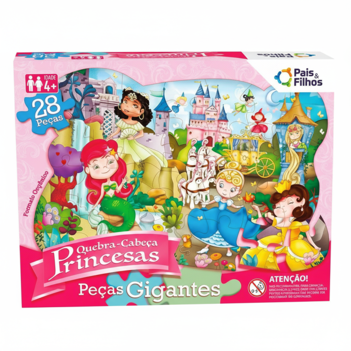 Jogo Quebra-Cabeça Princesas
