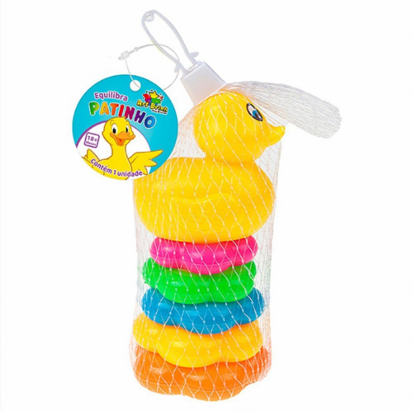 Pato Educativo Com 5 Argolas
