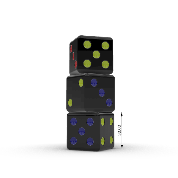 Dado Cúbico Cores Primárias - Imagem 3