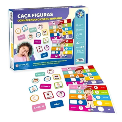 Caça Figuras Corpo Humano