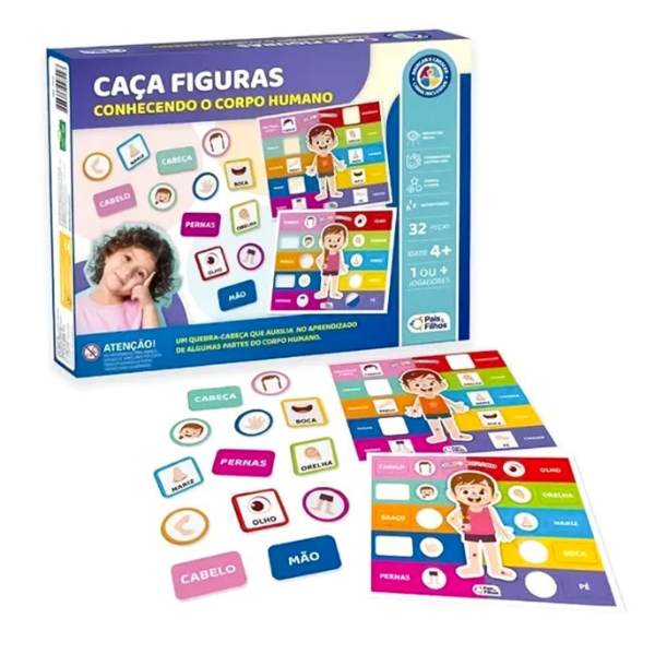 Caça Figuras Corpo Humano