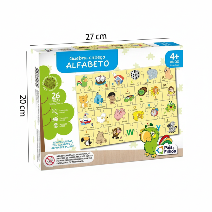 Jogo Quebra-Cabeça Alfabeto - Imagem 3