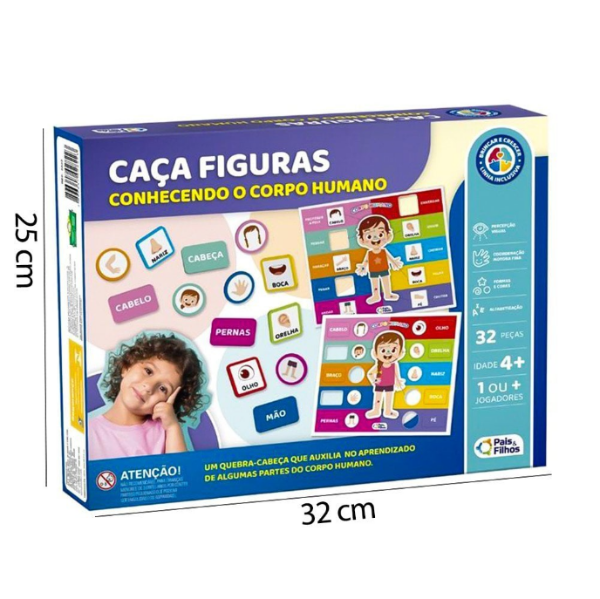 Caça Figuras Corpo Humano - Imagem 3